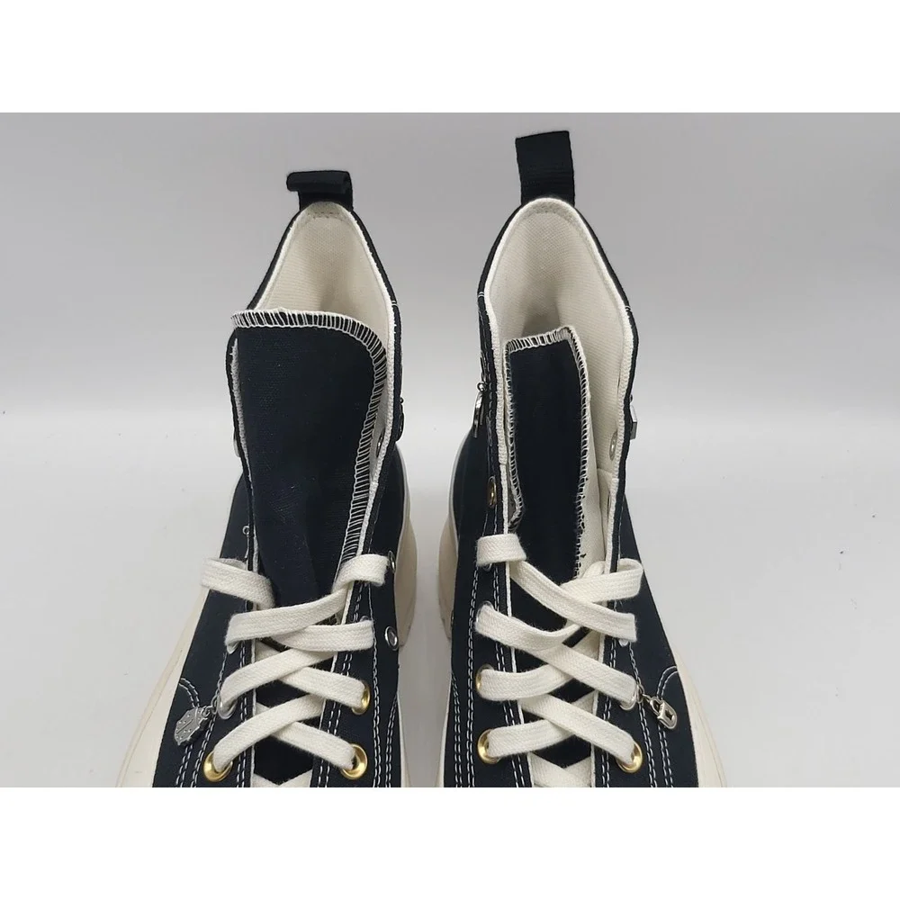Converse‎ Run Star Hike Platform Charms Black Gold Egret Women 10.5 NWOB A13409C